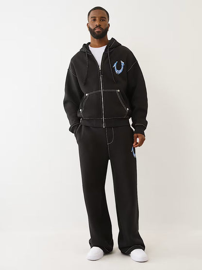 HS PAINT CINCHED BIG T ZIP UP