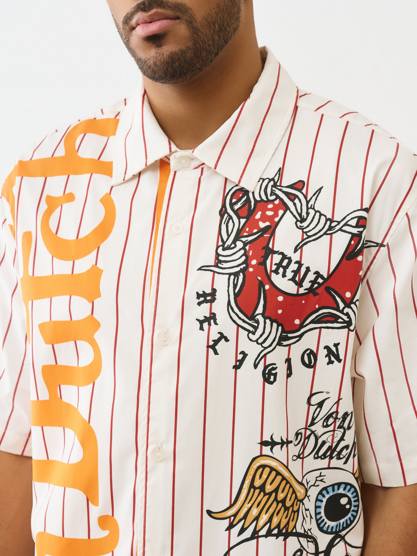 TR X VD SS POPLIN TATTOO SHIRT
