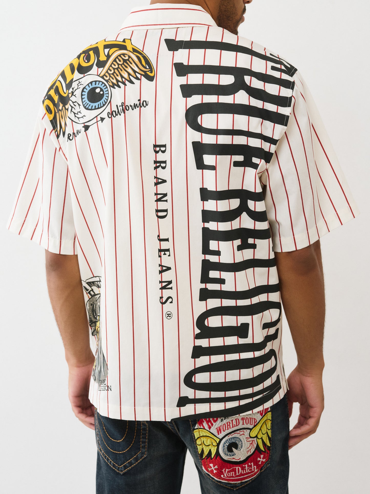 TR X VD SS POPLIN TATTOO SHIRT