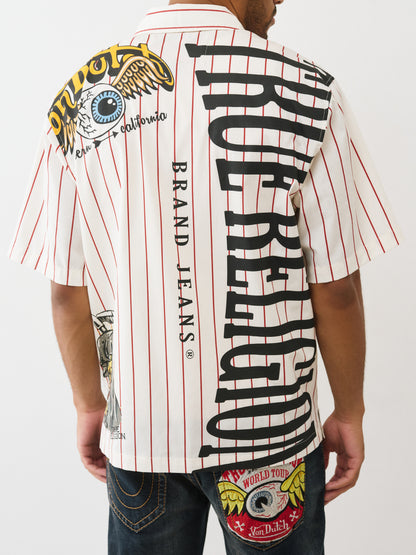 TR X VD SS POPLIN TATTOO SHIRT