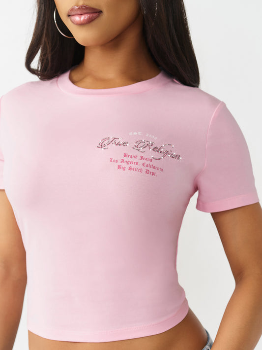 CRYSTAL BUDDHA SS BABY TEE