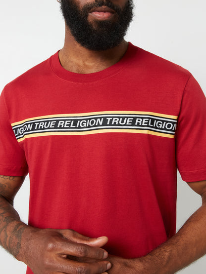TR CONTRAST TAPING TEE