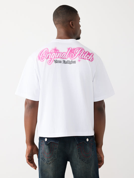 XL CRYSTAL LOGO BOXY TEE