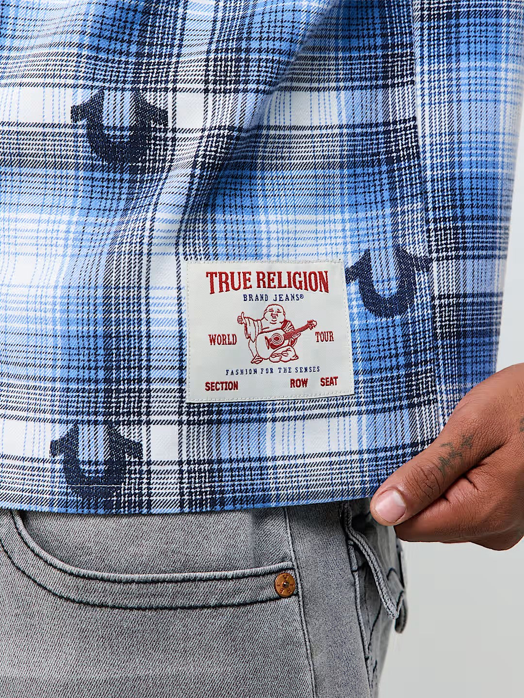 LT WT FLANNEL SS SHIRT