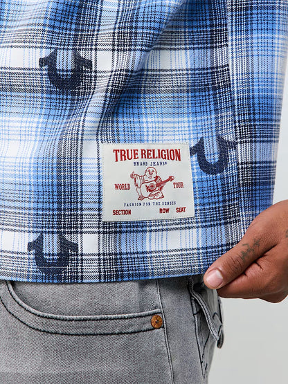 LT WT FLANNEL SS SHIRT