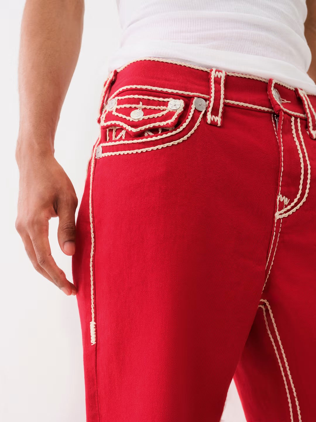RED VINNY ROPE ULTRA BAGGY