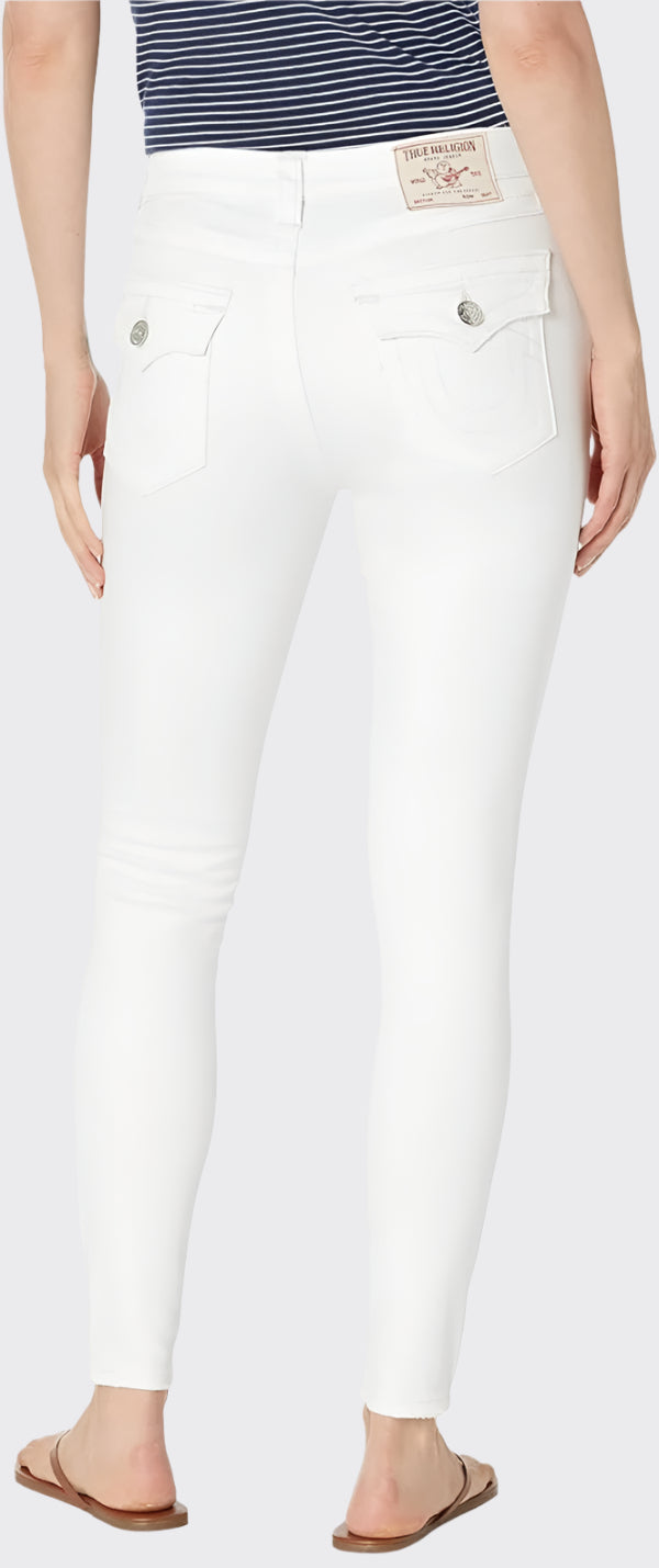 JENNIE MID RISE SKINNY FLAP