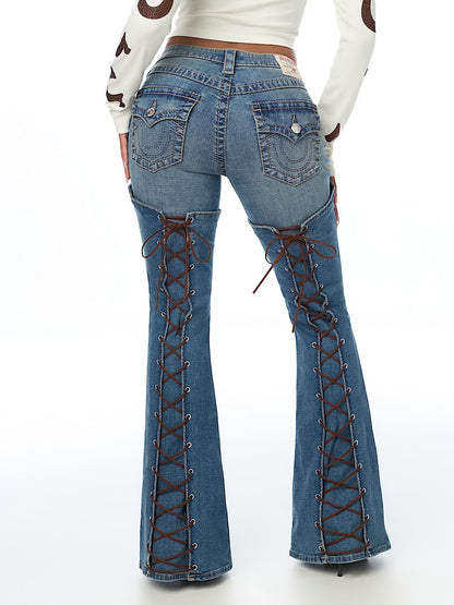 LACE UP ULTRA FLARE BIG T FLAP