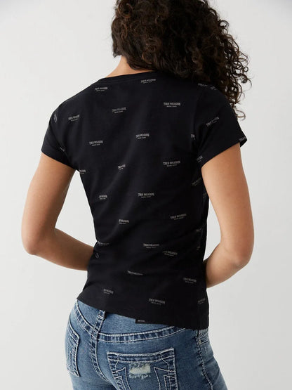 MONOGRAM TR SLIM VNECK - TRUE RELIGION MEXICO