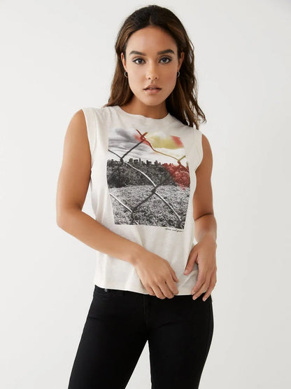 VISTA MUSCLE TEE - TRUE RELIGION MEXICO