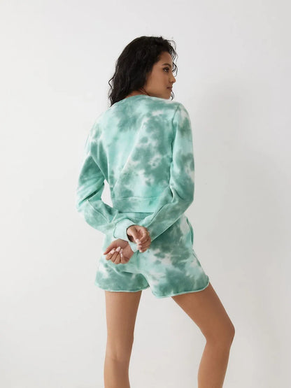 TIE DYE SHRUNKEN SWEATSHIRT - TRUE RELIGION MEXICO