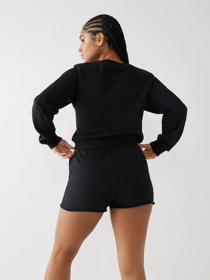 SRS LOGO SHRUNKEN SWEATSHIRT - TRUE RELIGION MEXICO