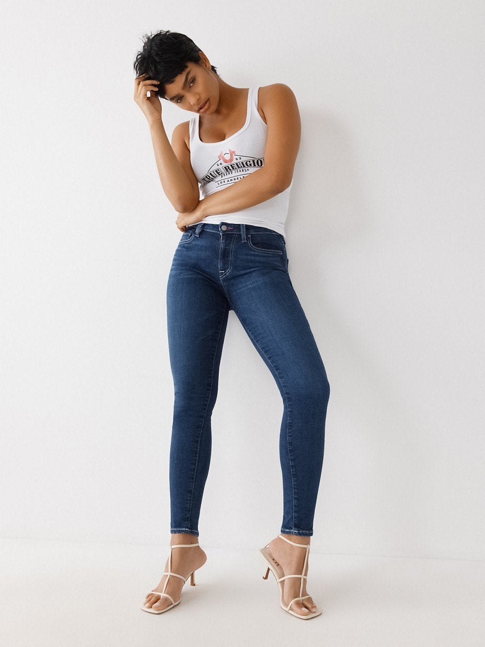 HALLE MID RISE SUPER SKINNY