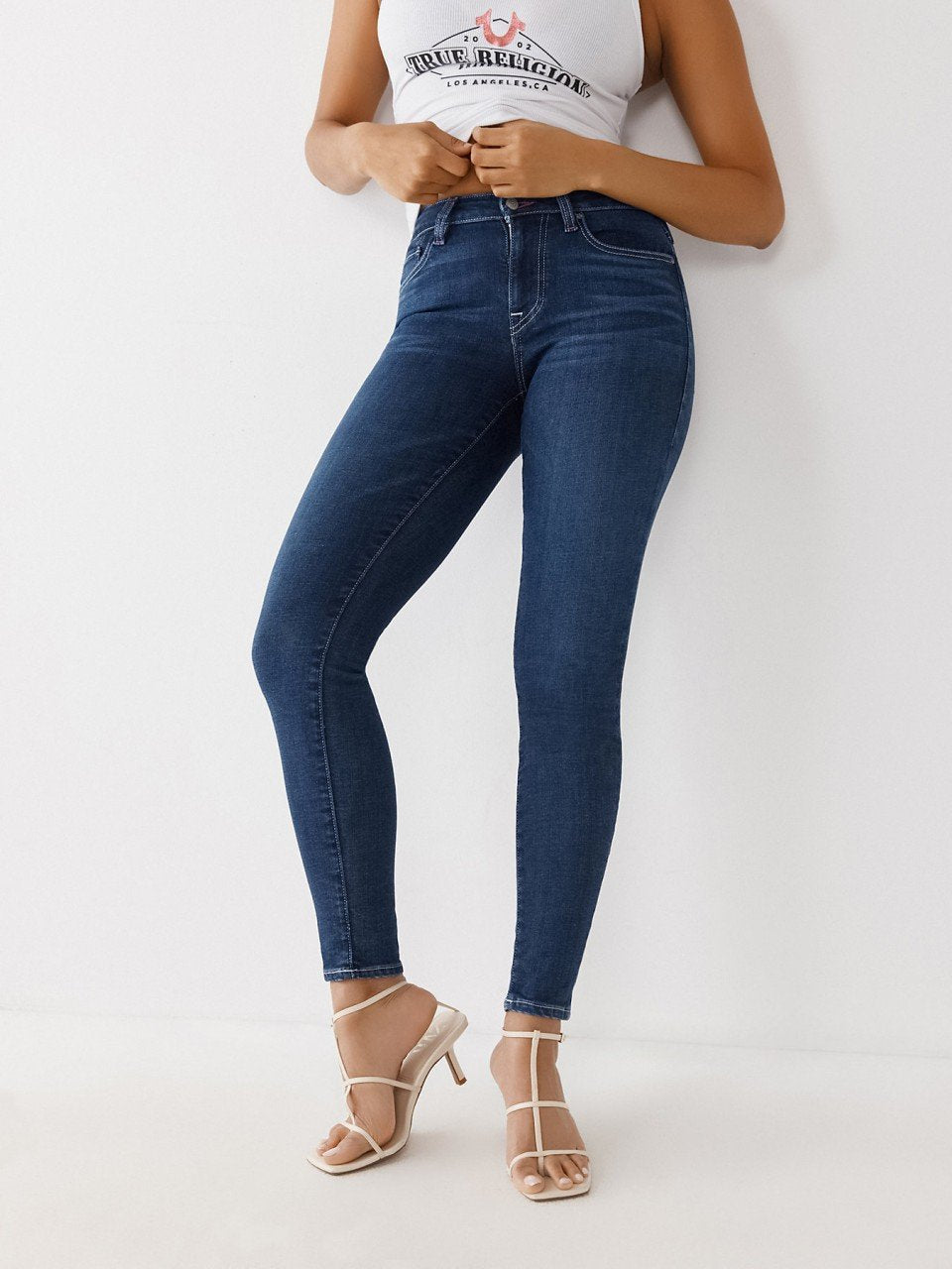 HALLE MID RISE SUPER SKINNY