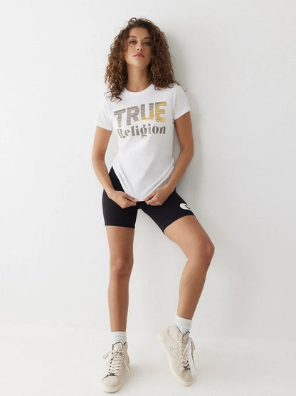 SPLIT TRUE SLIM CREW TEE - TRUE RELIGION MEXICO