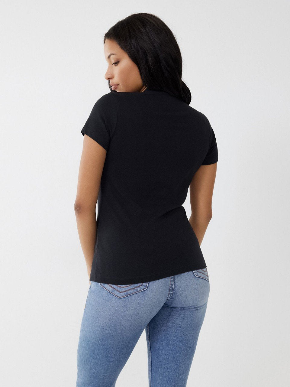 GRADIENT TRUE RLGN SLIM CREW T