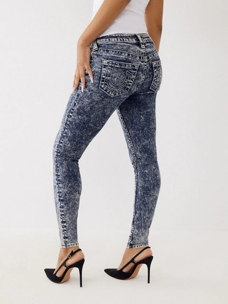 JENNIE MID RISE SKINNY BIG T - TRUE RELIGION MEXICO
