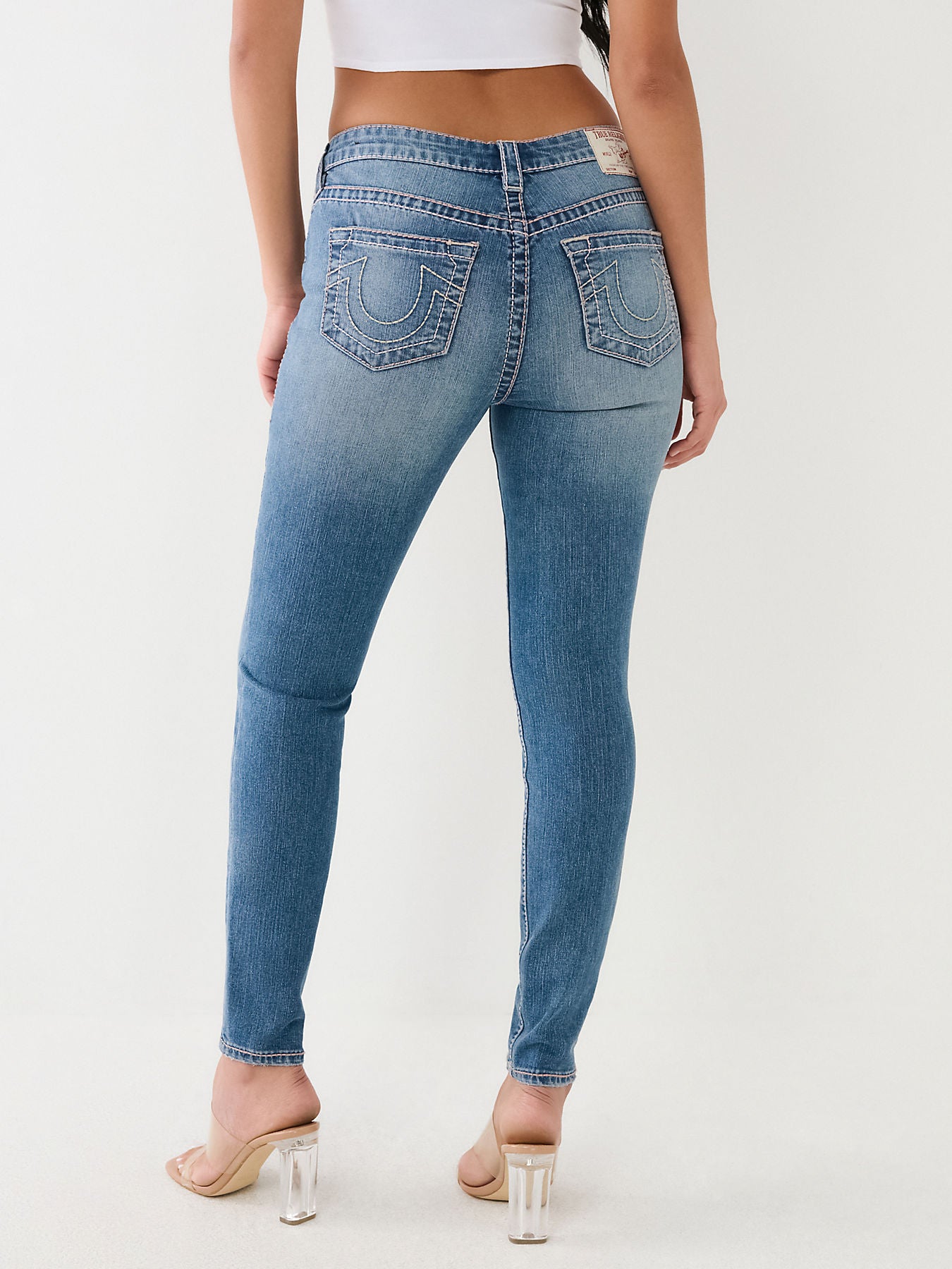 HALLE MID RISE SKINNY BIG T