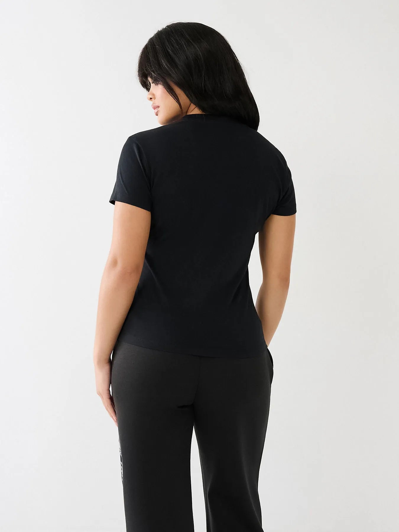 SIDE TAPING SLIM CREW NECK TEE - TRUE RELIGION MEXICO