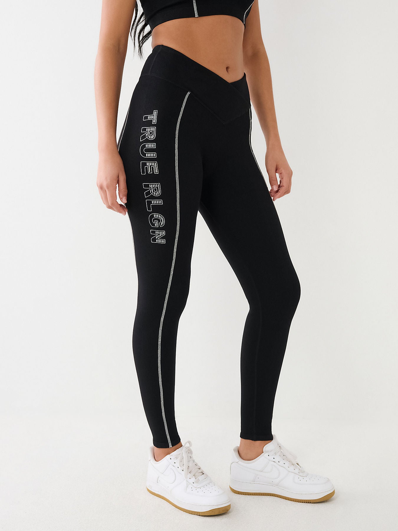 CONTRAST STITCH LEGGING