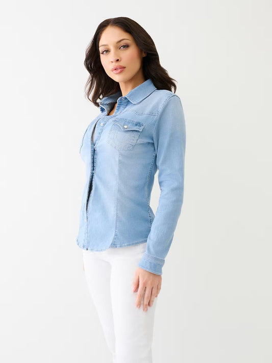 WESTERN DENIM SHIRT - TRUE RELIGION MEXICO