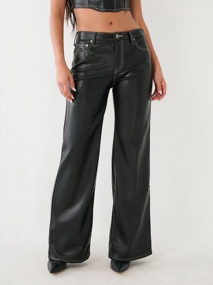 PU LEATHER LEILA HR WIDE LEG - TRUE RELIGION MEXICO