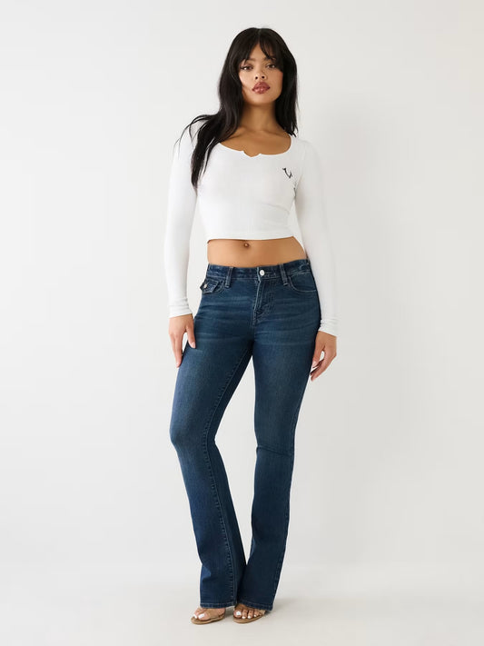 BECCA SN CRYSTAL FLAP BOOTCUT - TRUE RELIGION MEXICO