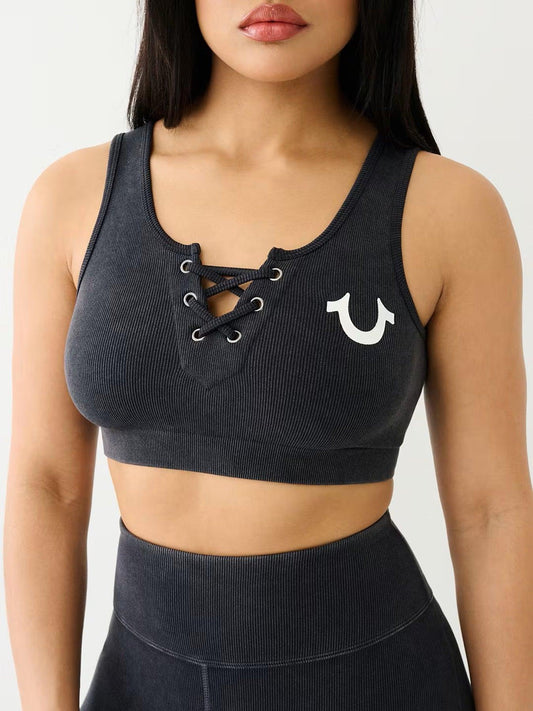 WASHED SEAMLESS SPORTS BRA - TRUE RELIGION MEXICO