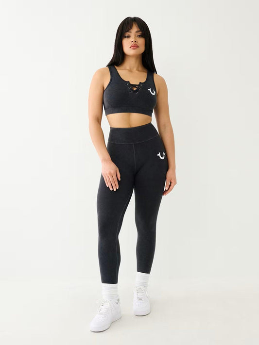 WASHED SEAMLESS SPORTS BRA - TRUE RELIGION MEXICO