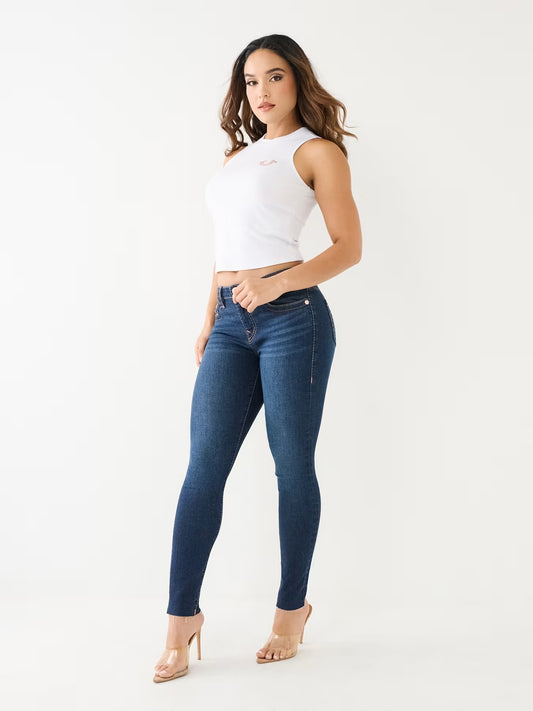 JENNIE MID RISE SKINNY BIG T - TRUE RELIGION MEXICO