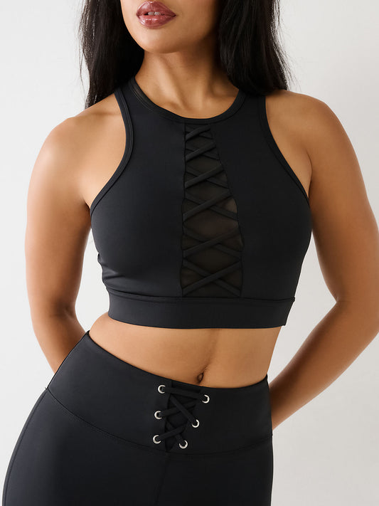 LACE UP SPORTS BRA TOP - TRUE RELIGION MEXICO