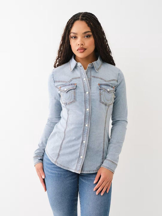 3N SLIM WESTERN SHIRT - TRUE RELIGION MEXICO