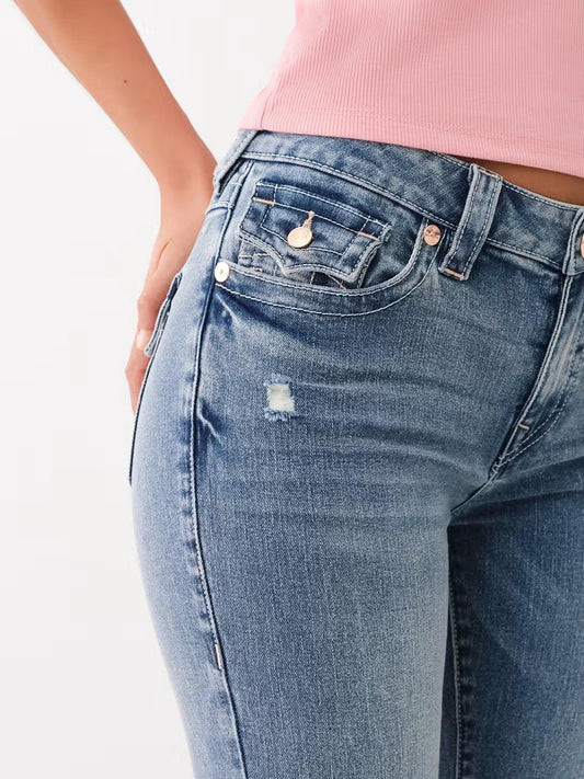 BECCA MID RISE BOOTCUT FLAP - TRUE RELIGION MEXICO