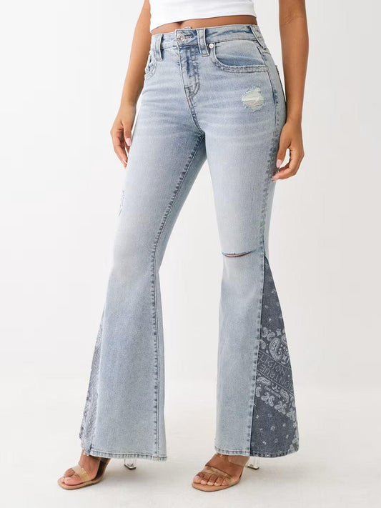 BANDANA HIGH RISE BELLBOTTOM - TRUE RELIGION MEXICO