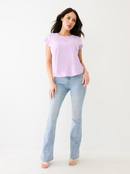 EMBROIDERY HS CUFF SLVS TEE - TRUE RELIGION MEXICO