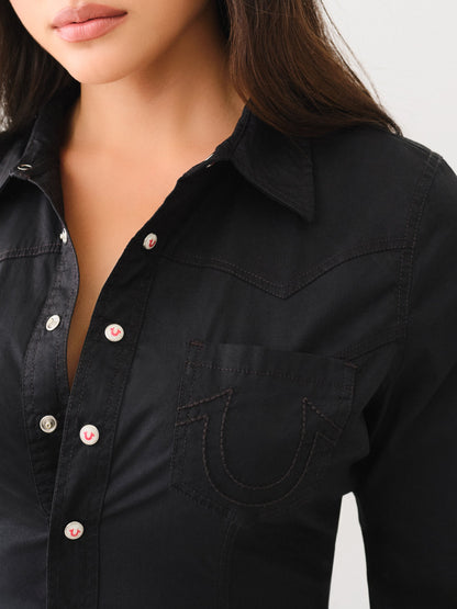 CONTOUR WESTERN POPLIN SHIRT