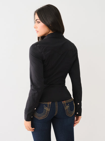 CONTOUR WESTERN POPLIN SHIRT
