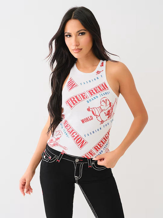 ANNIVERSARY GODDESS RIB TANK - TRUE RELIGION MEXICO