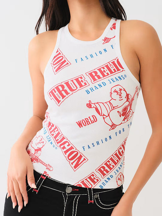 ANNIVERSARY GODDESS RIB TANK - TRUE RELIGION MEXICO