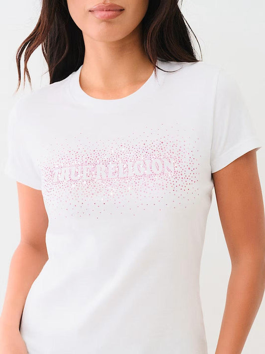 CRYSTAL LOGO SS CREW TEE - TRUE RELIGION MEXICO