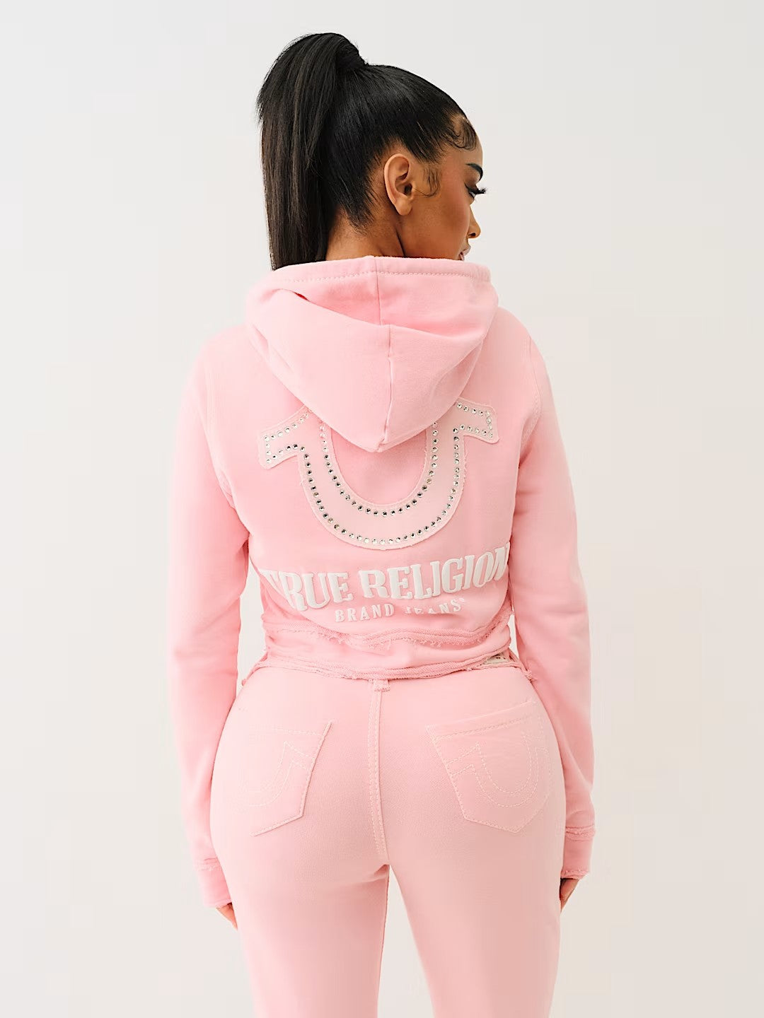 RAW EDGE BIG T SHRUNKEN HOODIE