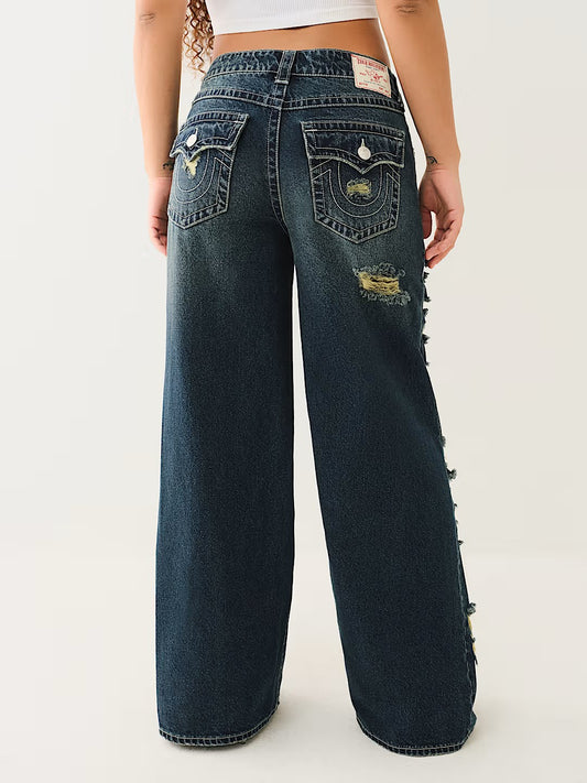 JESSIE SUPER BAGGY JEAN FLAP