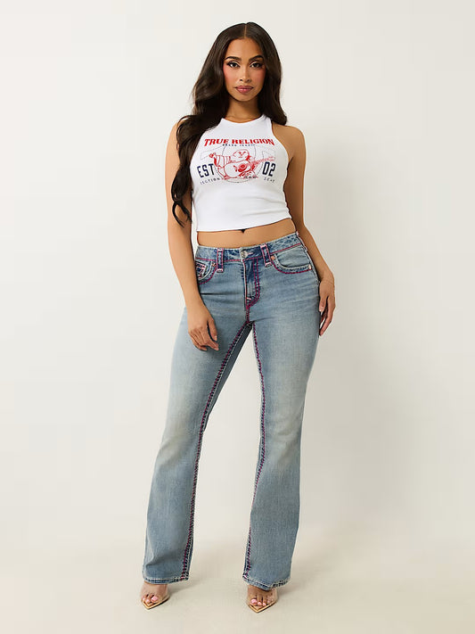 BECCA MR BOOTCUT FLAP SUP T