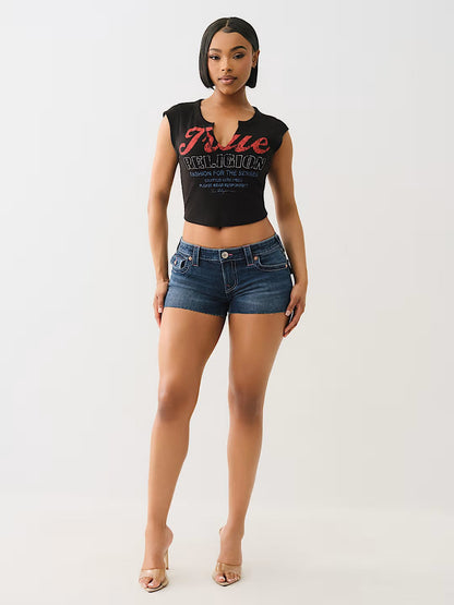 VINTAGE TR V NOTCH RIB TOP