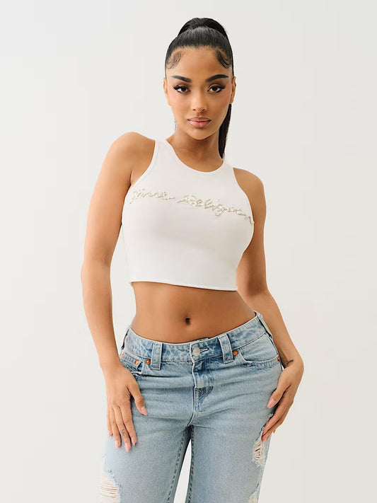 CRYSTAL TR CROP TANK