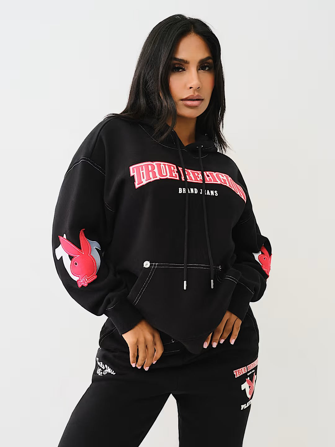 TR X PB FLEECE BF HOODIE