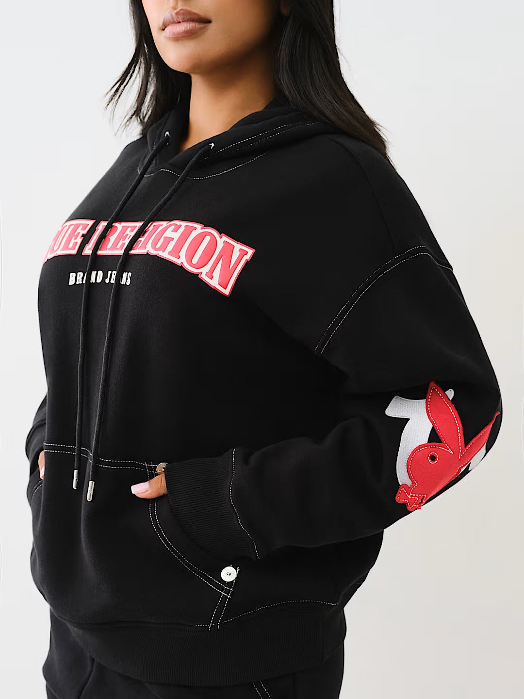 TR X PB FLEECE BF HOODIE