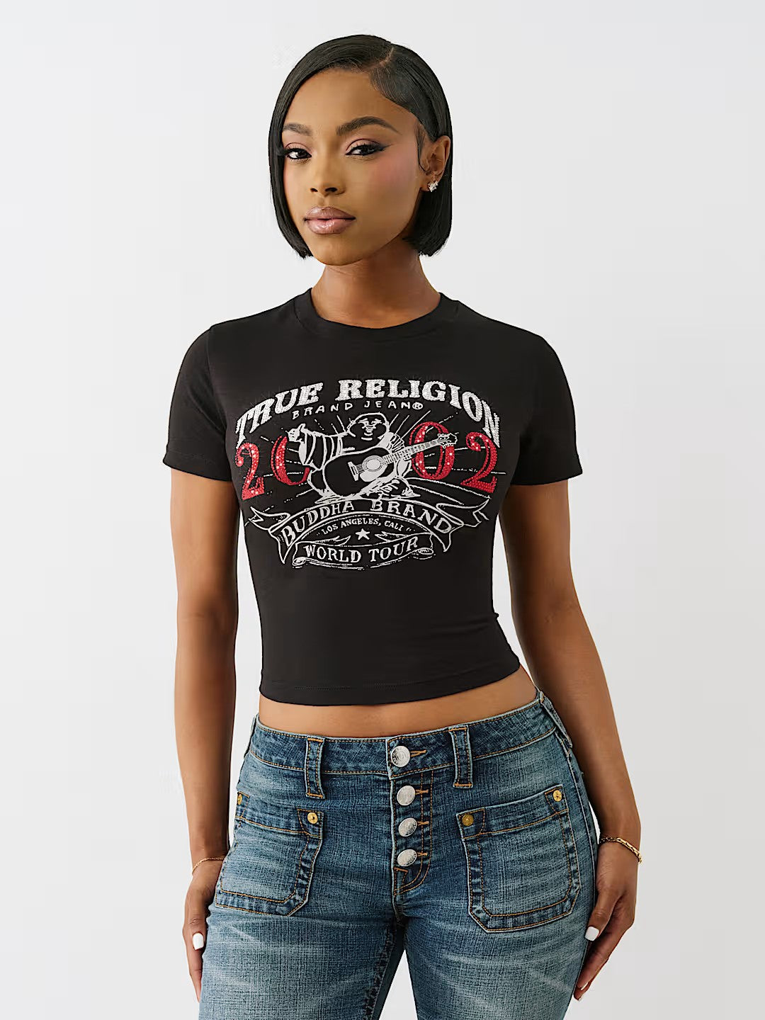 OG CRYSTAL BUDDHA BBY CREW TEE
