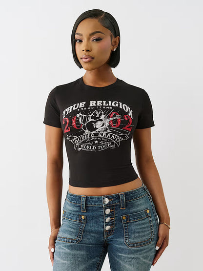 OG CRYSTAL BUDDHA BBY CREW TEE