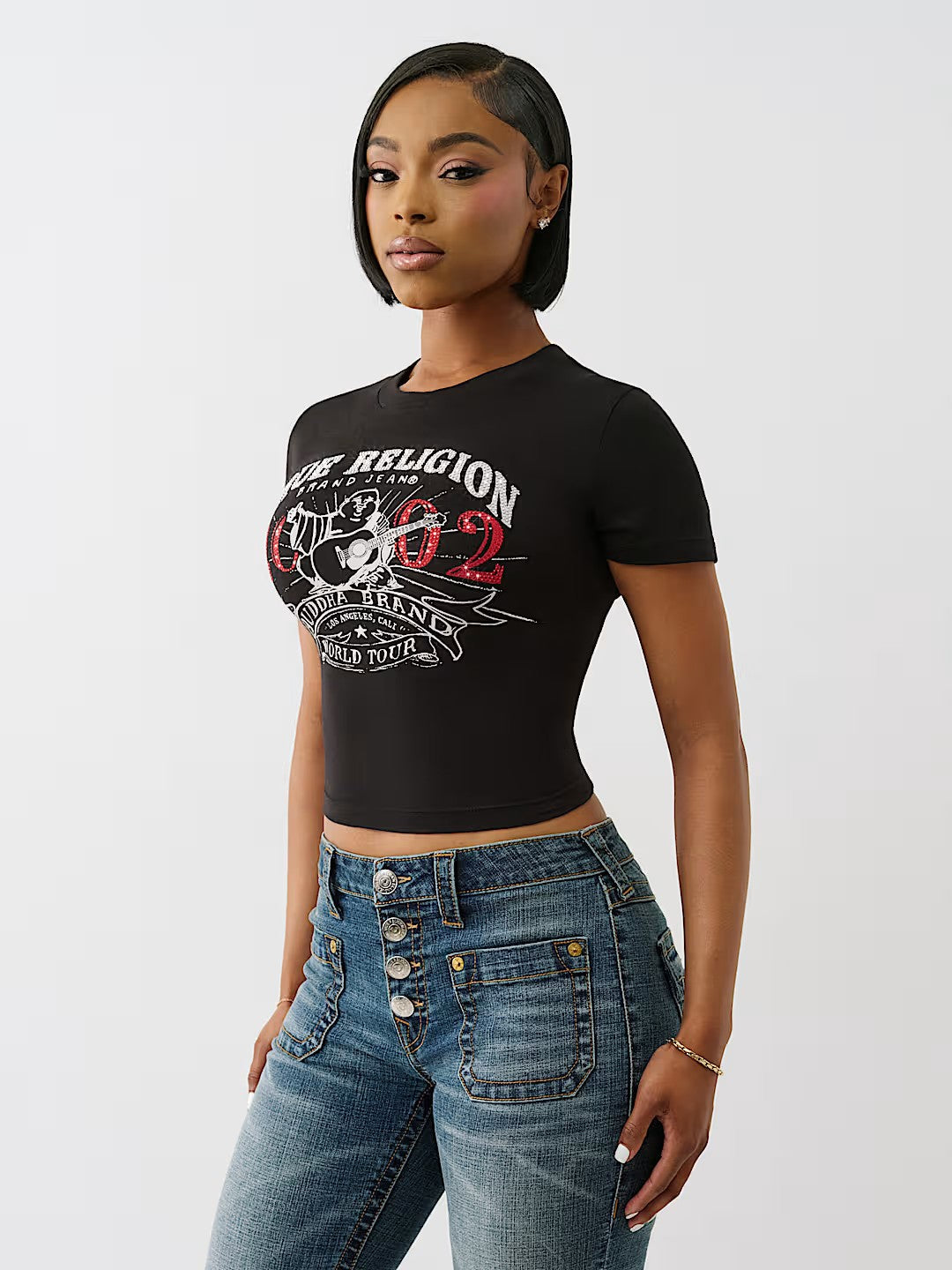 OG CRYSTAL BUDDHA BBY CREW TEE